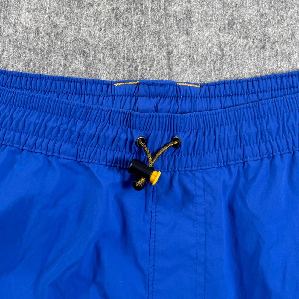 REI Co-op Outdoor Afro Mens Trail Shorts Blue Yellow Medium 24229-S23 Hiking